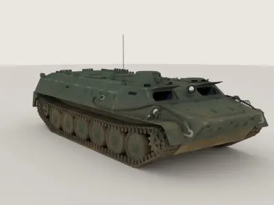 MT-LB   Soviet-Russian APC 3D model
