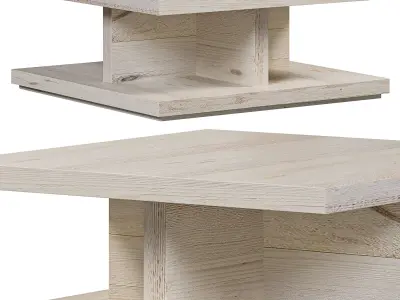 Leandro Square Coffee Table 3D model