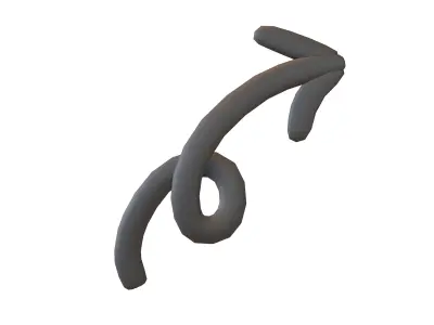 Doodle Buildable Arrow v1 001 Low-poly 3D model