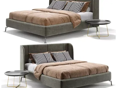 Ikea Tufjord Upholstered Bed 3D model