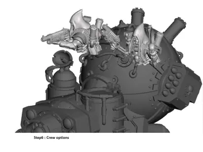 Dark Techno Sicaridus Assault Crawler 3D print model