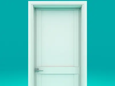 Panel Door 3D model