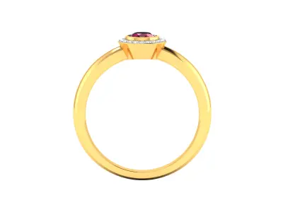 Women Ring  Render 3dm STL OBJ FBX Details 3D print model 218