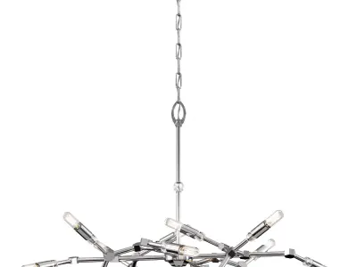American Brass and Crystal CH3302 chandelier Free 3D model