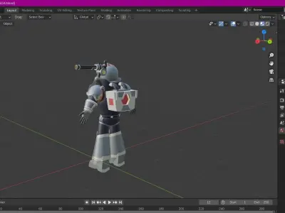 CYBORG robot 3D model