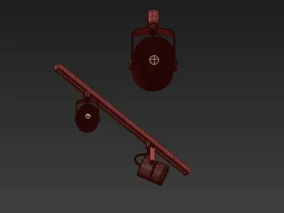 CENTRSVET two spotlights 3D model