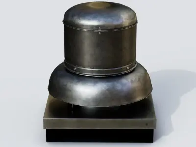 Roof Vent 17 Low-poly 3D model