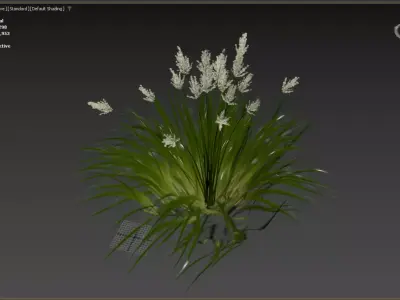 Modern Triangular Planter Bench - Outdoor Seating 3D model