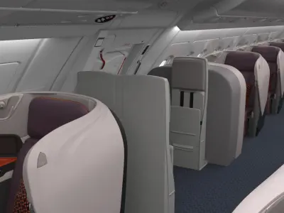  A380 Singapore Airlines Business Class 