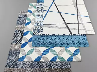 Rugs set239 3D model