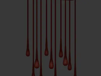 Teardrop Chandelier The Pour par Design Haus Liberty  3D model