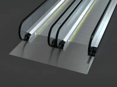 Horizontal Autowalk LMSRP-1400 3D model