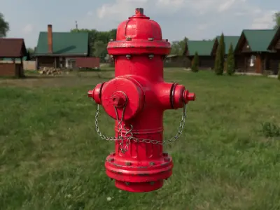 Fire hydrant 3d model Free low-poly 3D model