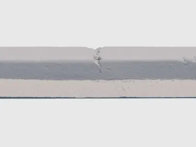 White Curb-3D Scan 3D model