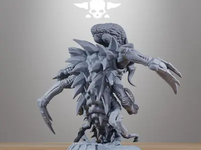 Xenarid Brainiac 3D print model