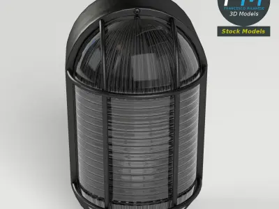 Bulkhead lamp 3D model