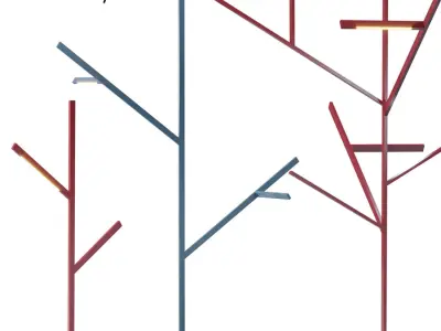 Blau Tree lamp set 3D model