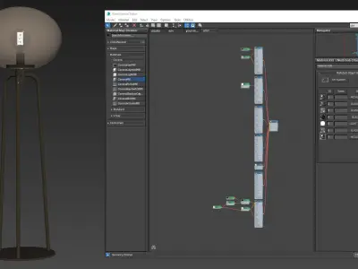 Globo Floor Lamp By Ulivi Salotti 3D model