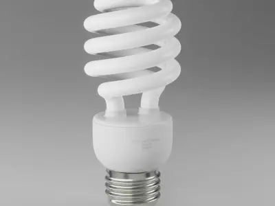 Fluorescent Lamp 3D model