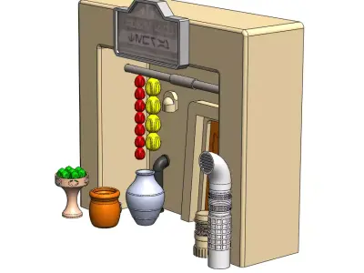 Custom Mosa Espa Market 3D print model