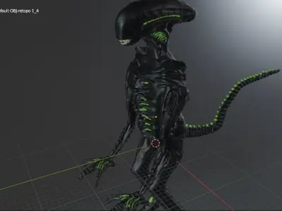 ALIEN XENOMORPH 3D model