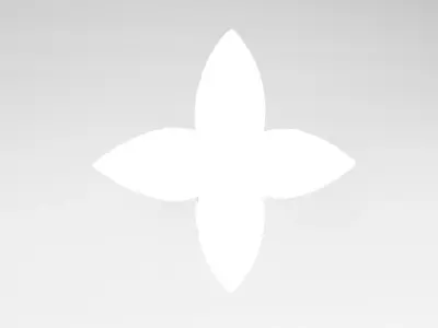 Louis Vuitton Pattern v3 004 Free low-poly 3D model