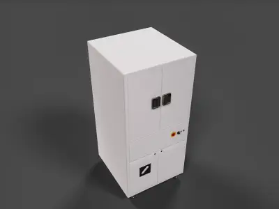 Cabinet - Low Poly Low-poly 3D model