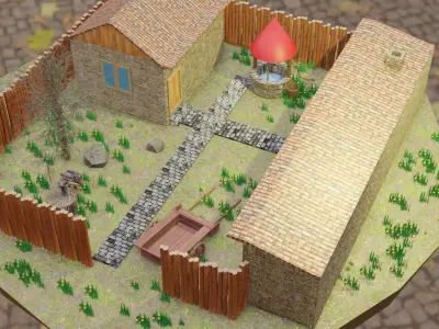 Blacksmith house 3D model