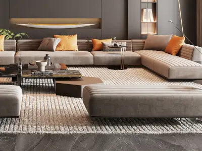 living room 3D model