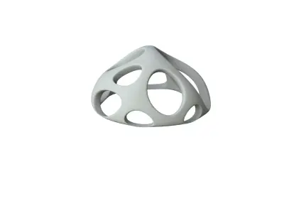 SciFi Cube Object No 55611 Low Poly Shape Low-poly 3D model