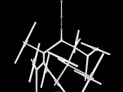 74220x Struttura Lightstar Chandelier 3D model