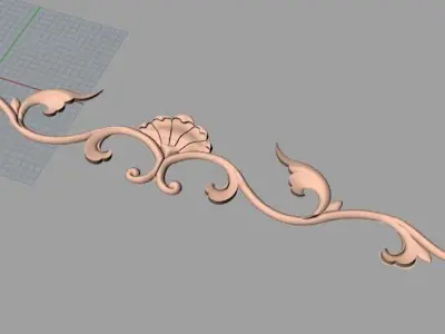 CNC 3D relief design STL format file used for artcam aspire E735 3D model
