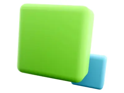 3d  Scalability or scalable system cartoon icon 3D model