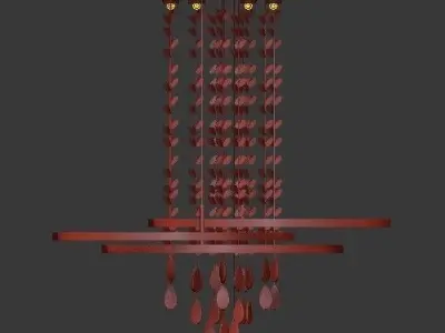 Bruma LED Celling Lamp 3D model