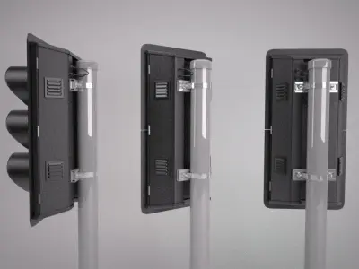 Urban Traffic Light 3D model