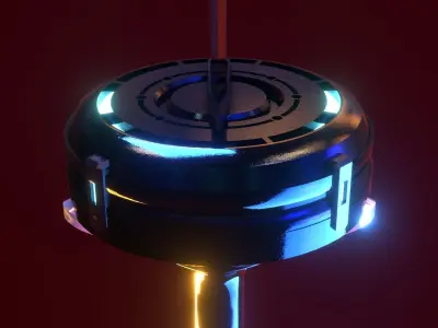 Gantz anime-manga katana lowpoly    Low-poly 3D model