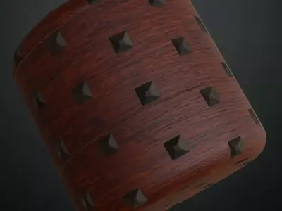 Scratched Antique Dark Wood PBR Seamless Texture purchase