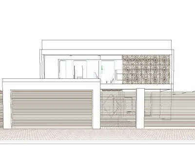 Urban House Concept 3D model