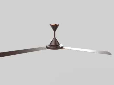 Ceiling Fan brown 3D model