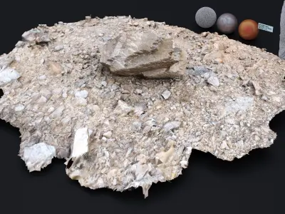 DEATH VALLEY ROCK FORMATION 005 2024 3D model