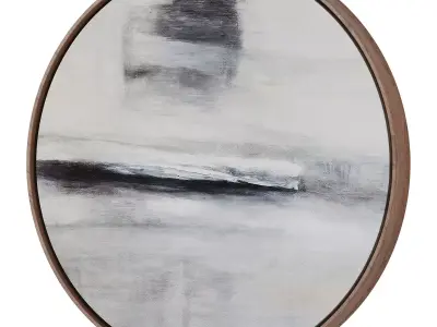 Abstract Painting Frame set 3D model 772