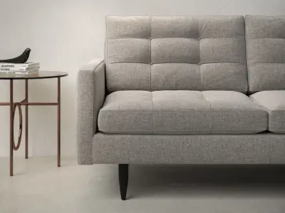 Petrie 3 Seater Sofa 3D model