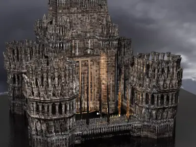 Haunted Ruins Celtic Kitbash 2  3D model