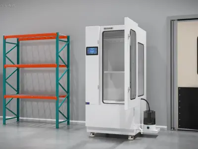  Fingerprint Visualization Chamber With Long-Gun 