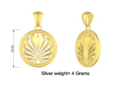 Flame Pendant Design  3D print model