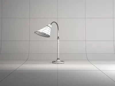 Table lamp Low-poly 3D model