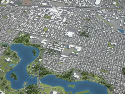 Regina  Low-poly 3D model