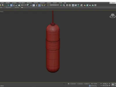 Emilia Mini Pendant Light Low-poly 3D model