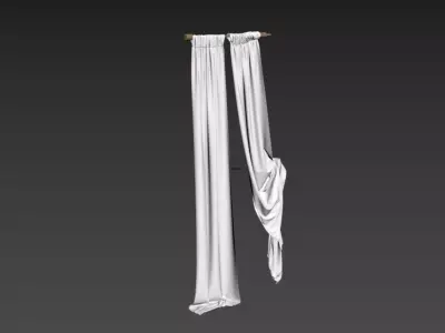Curtain 3D model 18