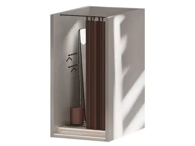 Fitting room 3D model